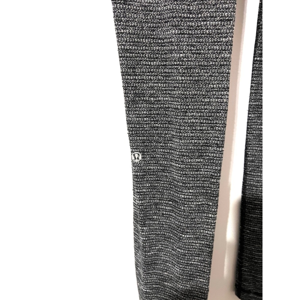 LULULEMON Heathered Gray Straight Leg Pants Excellent Yoga Athletic Lounge 8 - Picture 5 of 6